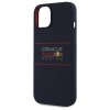 Red Bull RBHMP15S24SIHSRV iPhone 15 6.1 hardcase granatowy/navy Silicone Horizontal Logo MagSafe